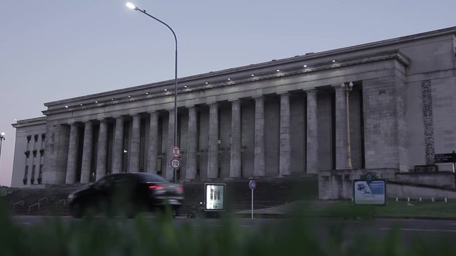 Facultad de Derecho atardecer en Buenos Aires
