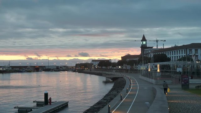 Evening Sunset At Forte de Sao Bras (Baixa De San Pedro) de Ponta Delgada