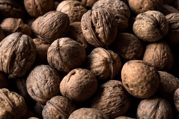 walnuts natural background