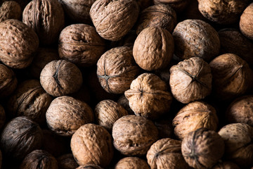 walnuts natural background