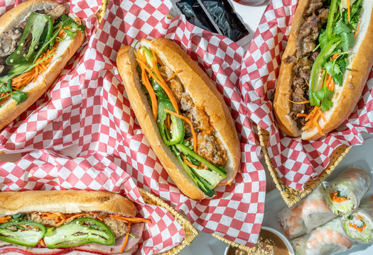 Vietnamese Bahn Mi Sandwiches