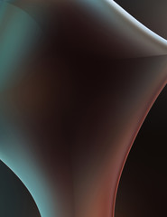Fototapeta premium Abstract background. Fluid color gradient waves, with dynamic motion. Neon colorful abstract design of light waves. Illustration For Wallpaper, Banner, Background, Card, Book Illustration, website.