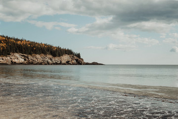 An Acadia National Park beach in Maine