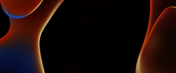 Abstract background. Fluid color gradient waves, with dynamic motion. Neon colorful abstract design of light waves. Illustration For Wallpaper, Banner, Background, Card, Book Illustration, website.