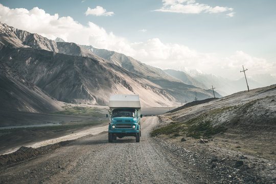 adventure mobile in wilderness