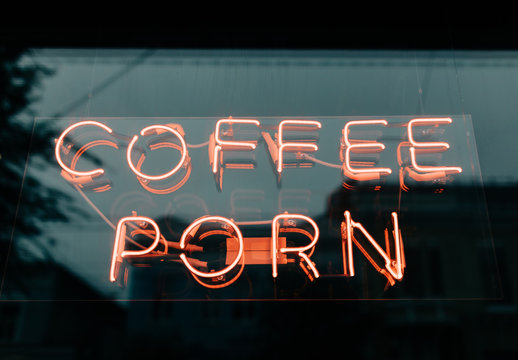 neon text