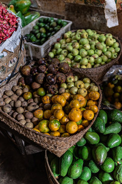Fresh fruits in an Indonesian market