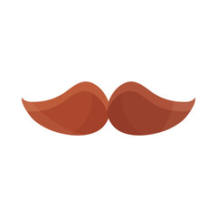 mustache vintage fashion culture hipster flat icon design