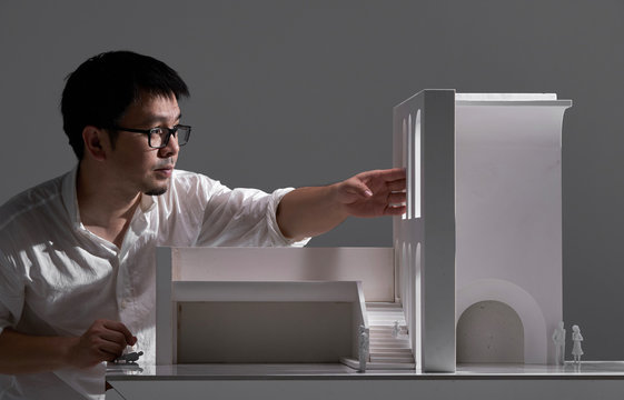 The architect and his finished work
