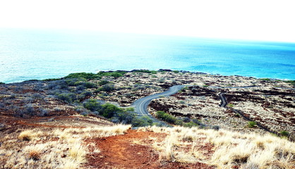 aerial view of the mountains