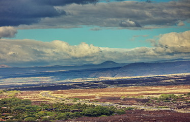 landscape with clouds