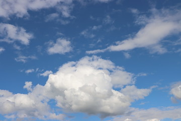 blue sky with clouds