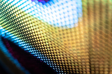 CloseUp LED blurred screen. LED soft focus background. abstract background ideal for design.