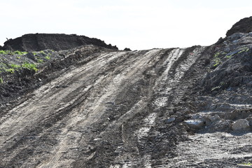 Construction Road up the Dirt