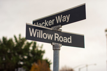Willow Road, Hacker Way, San Francisco