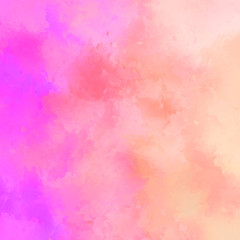 Painted composition with vibrant brush strokes. Textured colorful painting. Paint brushed wallpaper.