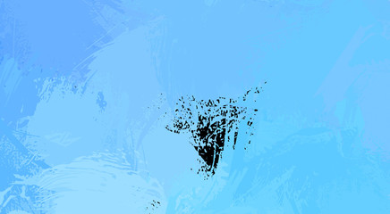 Painted composition with vibrant brush strokes. Textured colorful painting. Paint brushed wallpaper.