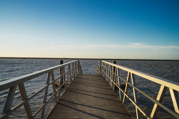 Obraz premium Dok na bagnach rzeki Gwadalkiwir