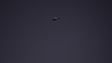 a plane passing by