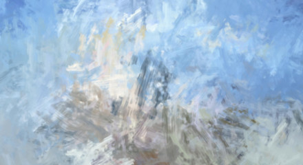 Brushed Painted Abstract Background. Brush stroked painting. Artistic vibrant and colorful wallpaper..