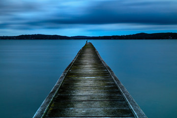 pier on the lake