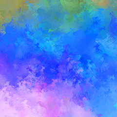 Strokes of paint. 2D Illustration. Brushed Painted Abstract Background. Brush stroked painting. Modern art.