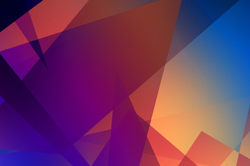 Design illustration with geometric shapes. Abstract background with triangular shapes. Colorful graphic wallpaper.