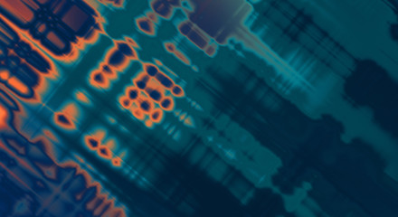 Grungy wallpaper. Urban grunge background with geometrical pattern. Linear colorful texture. Futuristic wallpaper of a decaying texture.