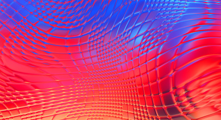 Fototapeta premium Abstract background. Colorful wavy design wallpaper. Creative graphic 2d illustration. Trendy fluid cover with dynamic shapes flow.