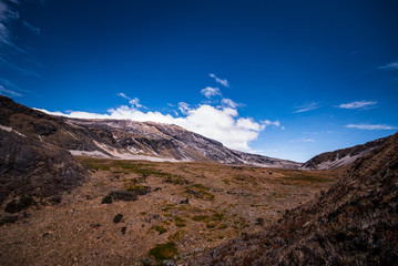 Paisajes del parque Nacional los Nevados PNN, nevado del Ruiz, el Cisne, montalas de Colombia, Antioquia, Quindio, Caldas y Risaralda
