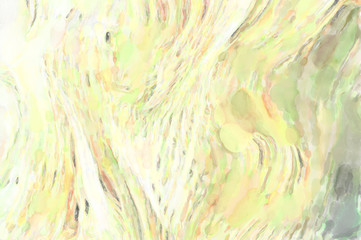 Contemporary art. Hand made painting. Modern artwork. Painting with brushstrokes of watercolor on surface. 2d illustration. Artistic background image. Abstract painting on canvas. Colorful texture.