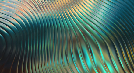 Obraz premium Abstract background. Colorful wavy design wallpaper. Graphic illustration.