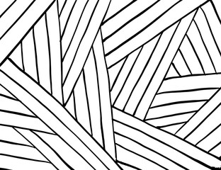 White and black vector. Grunge background. Abstract brush pattern. - 372369767