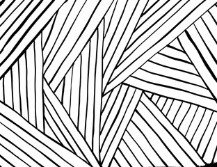 White and black vector. Grunge background. Abstract brush pattern. - 372369920
