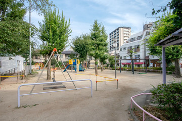 Fototapeta premium 東京都目黒区の東山児童遊園