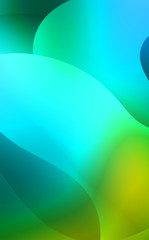 Abstract background with colorful gradient. Vibrant graphic wallpaper with stripes design. Fluid 2D illustration of modern movement.