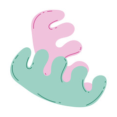 makeup pedicure separators equipment isolated white background