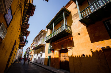 Arquitectura colonial en Cartagena, Bolivar_ Colombia, ciudad Amurallada de Colombia, arquitectura tradicional 