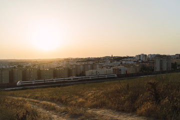 Vistas de un barrio normal de Jerez de la Frontera