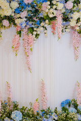 flower background, colorful background, fresh rose, backdrop wedding, bunch of flower
