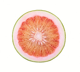 grapefruit on white background