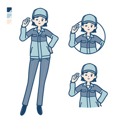 simple delivery woman_Just-a-bit