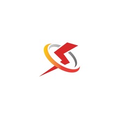 Lightning Logo Template vector icon