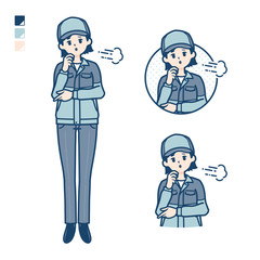 simple delivery woman_sigh