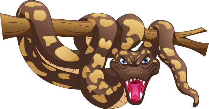 snake cartoon