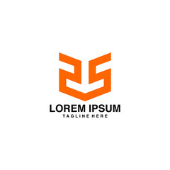 Numbers 25 Logo Vector Illustration Icon