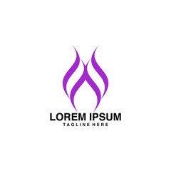 gas flame Logo Vector Illustration Icon