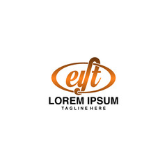 Initials EYT Logo Vector Illustration Icon