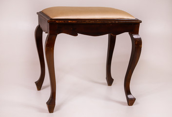 
antique wooden stool