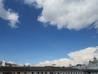Fototapeta premium HISTORIC CENTER. QUITO, ECUADOR.